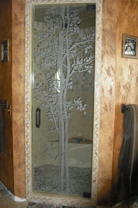 Etched, Custom & Sliding Glass Shower Doors