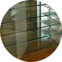 Glass tabletops and shelves for elegant and modern interiors. Enhance your space with sleek and transparent surfaces.